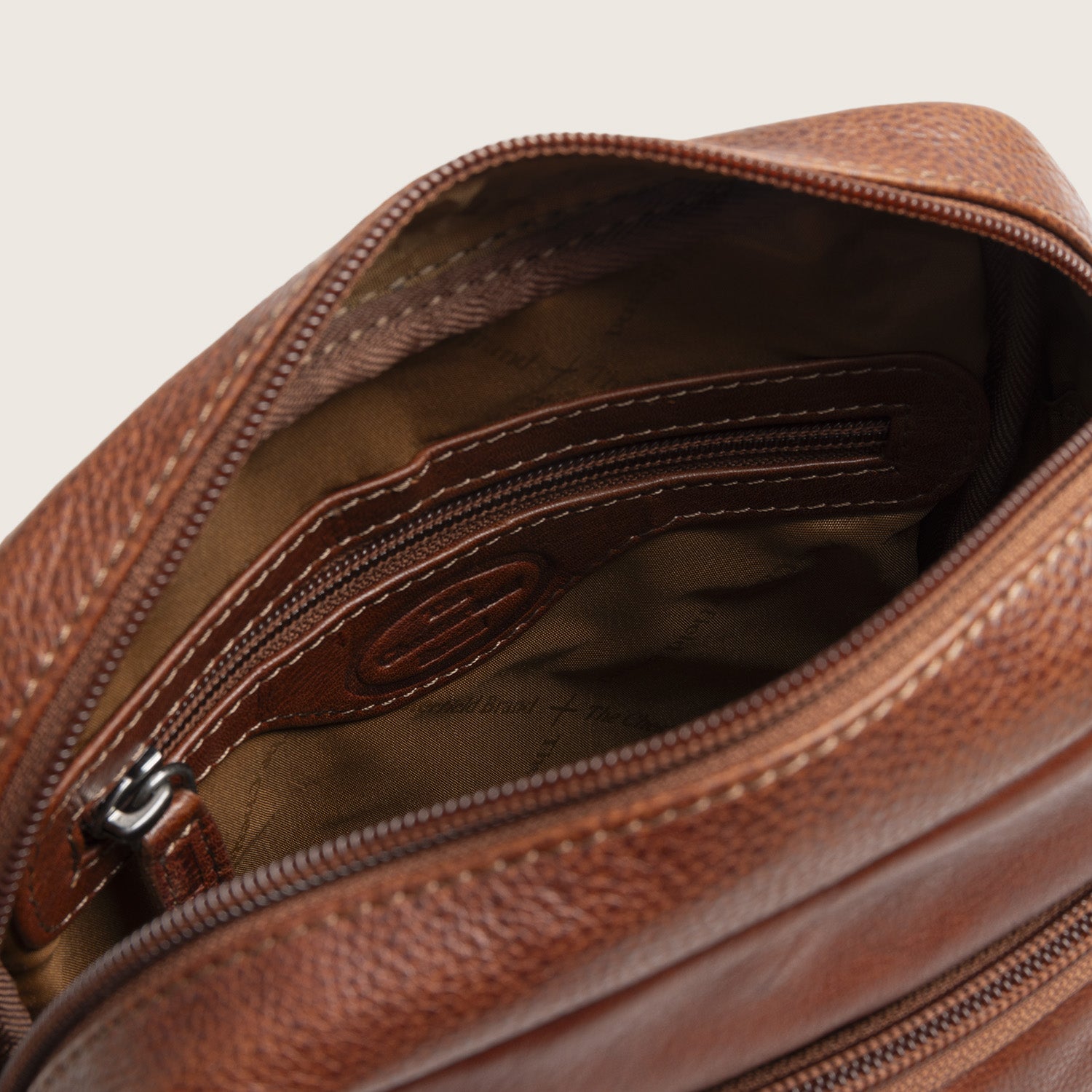 Sac Bandoulière en Cuir Cognac Valtorio