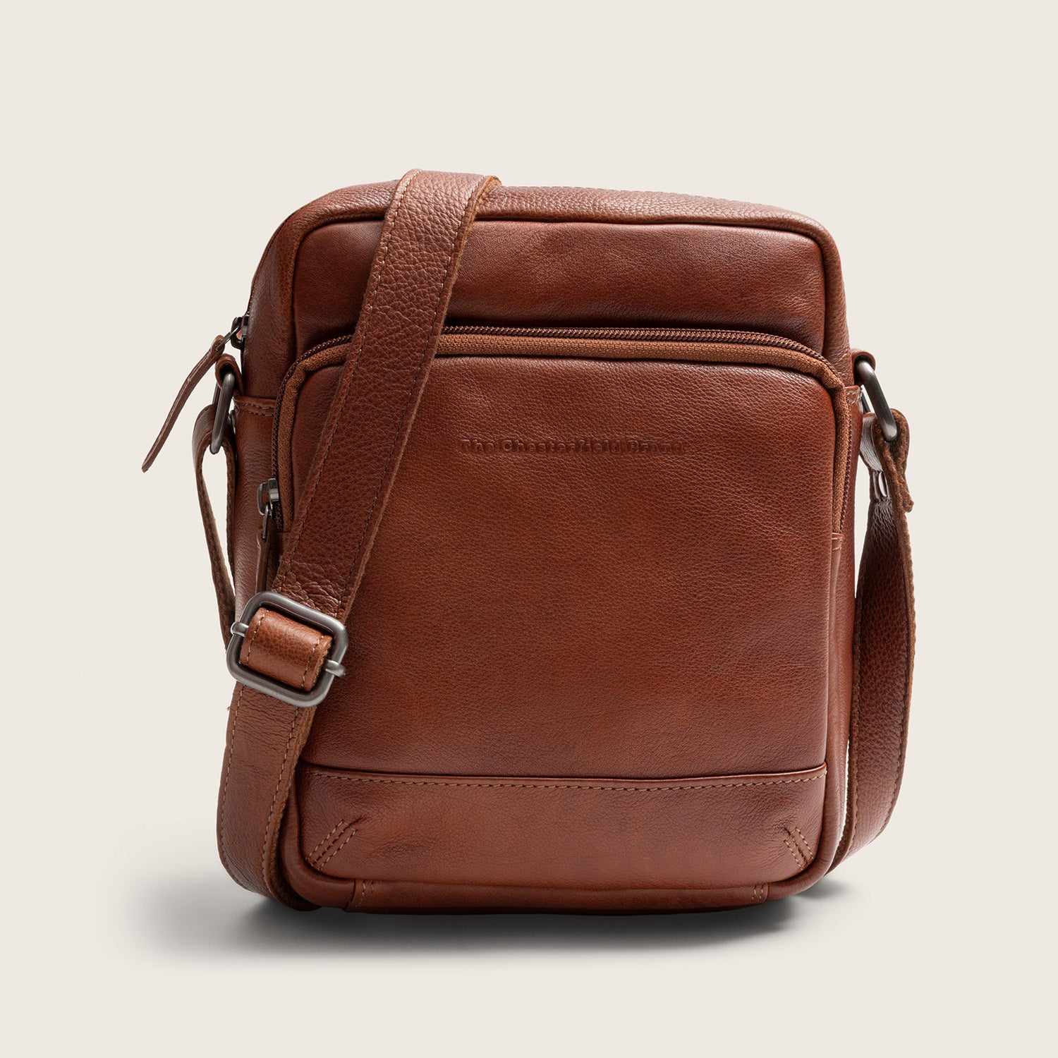 Sac Bandoulière en Cuir Cognac Valtorio