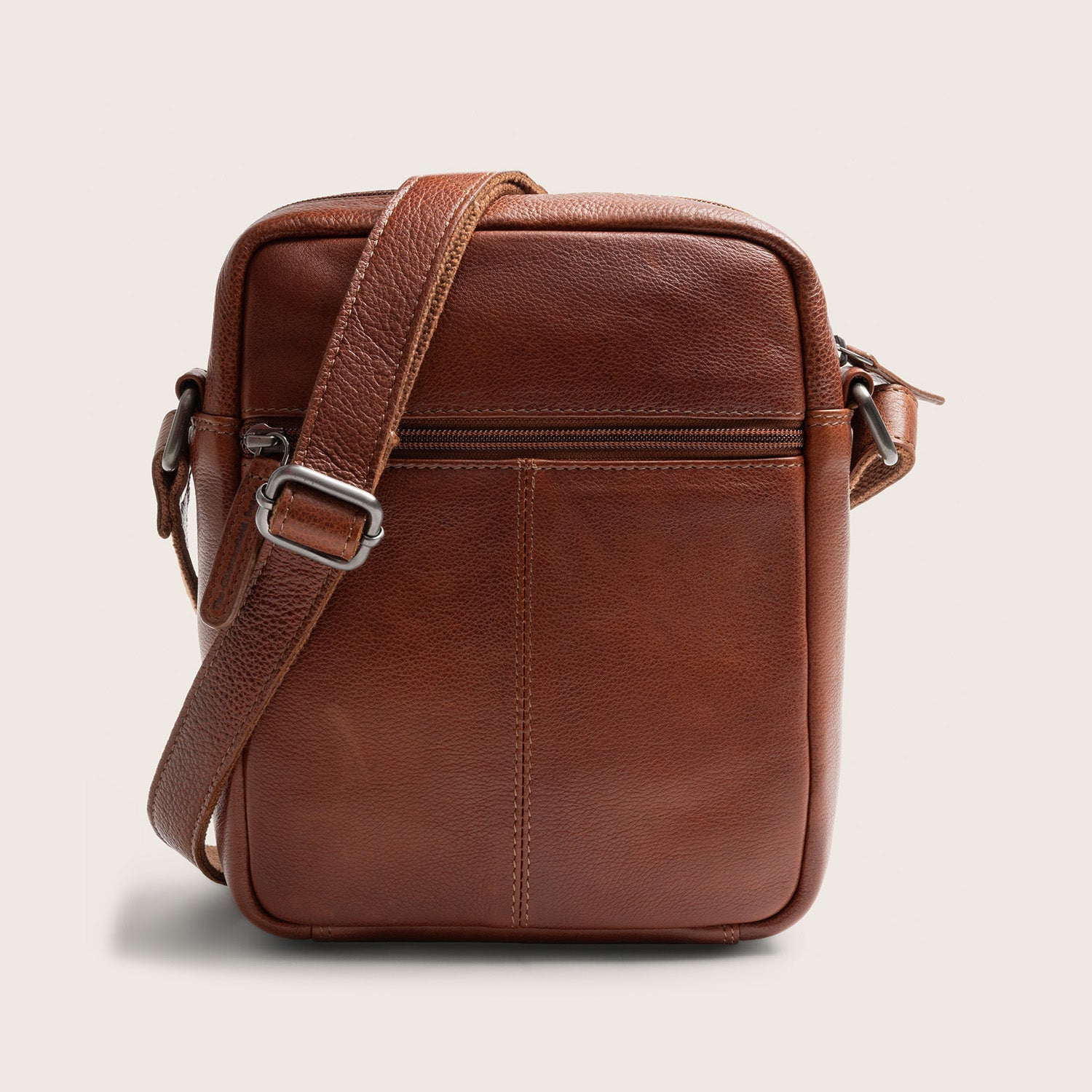 Sac Bandoulière en Cuir Cognac Valtorio