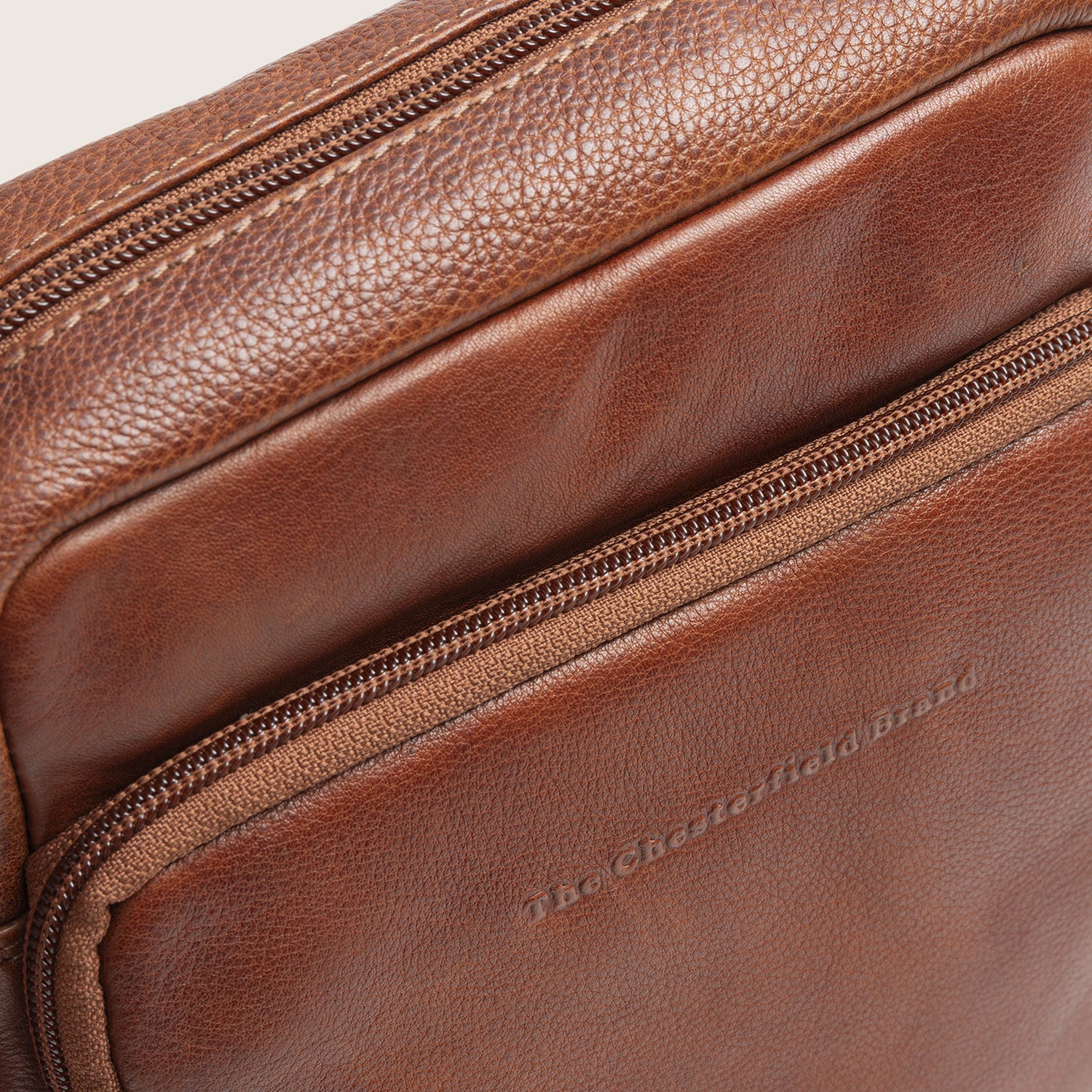 Sac Bandoulière en Cuir Cognac Valtorio