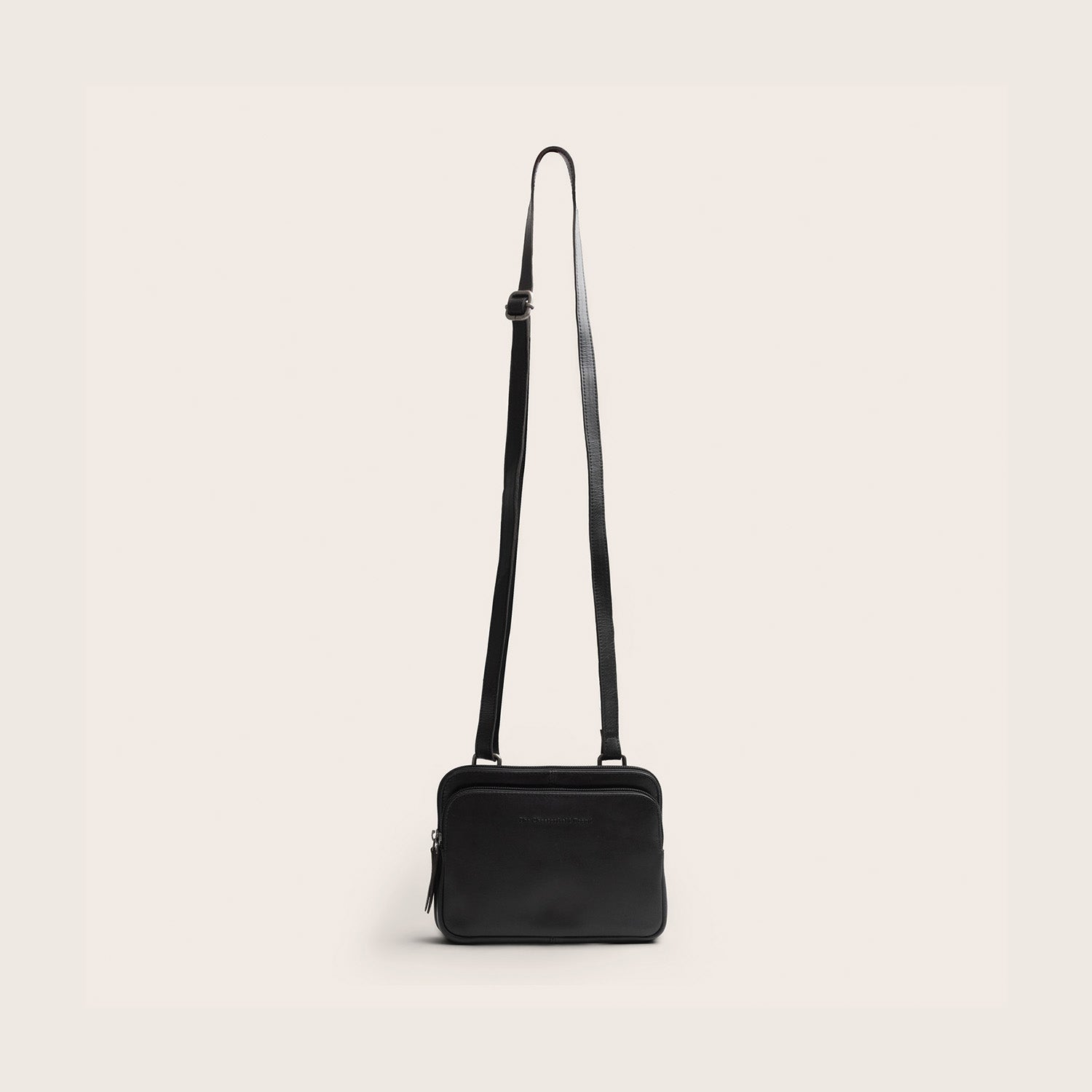 Sac Bandoulière en Cuir Noir Caia