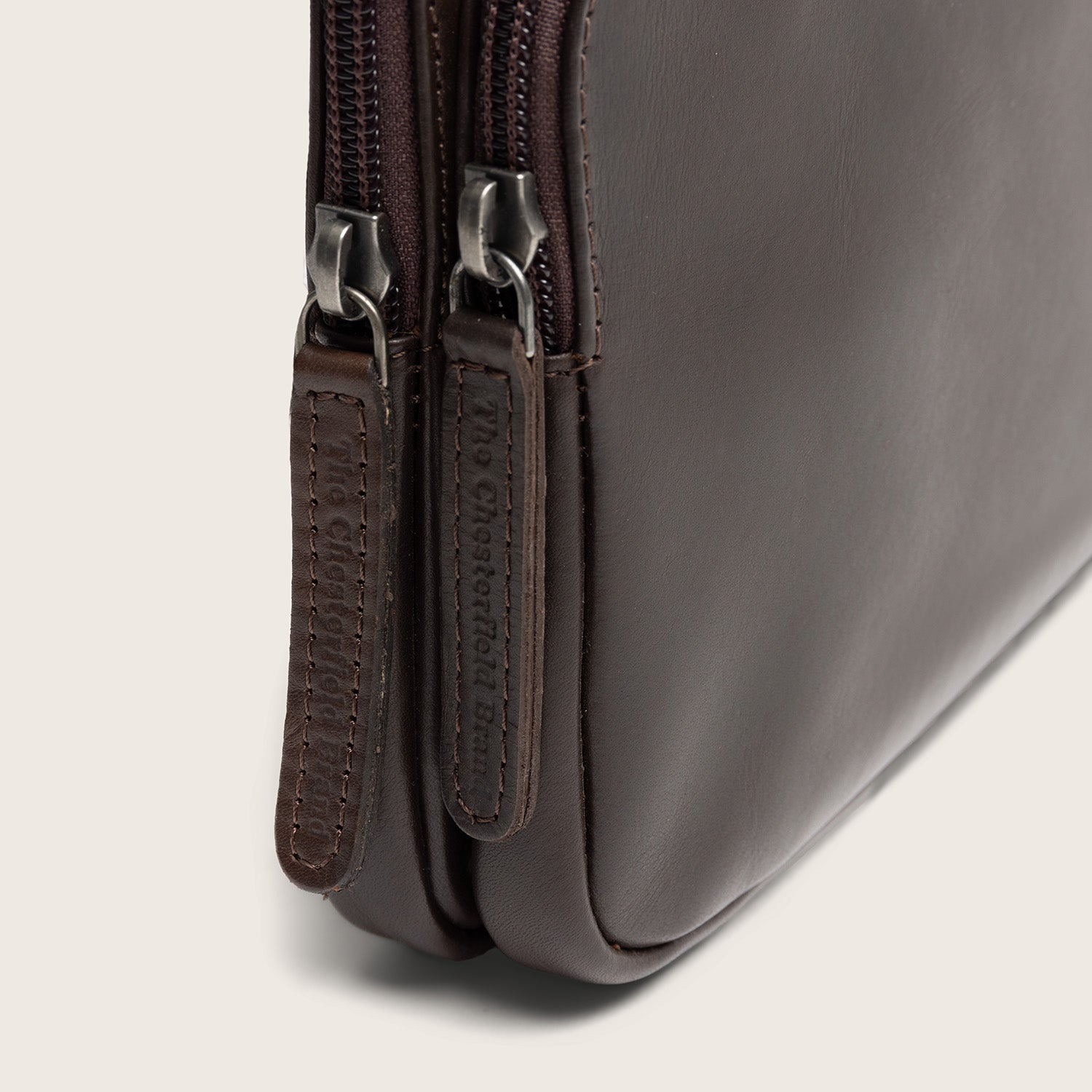 Sac Bandoulière en Cuir Marron Caia