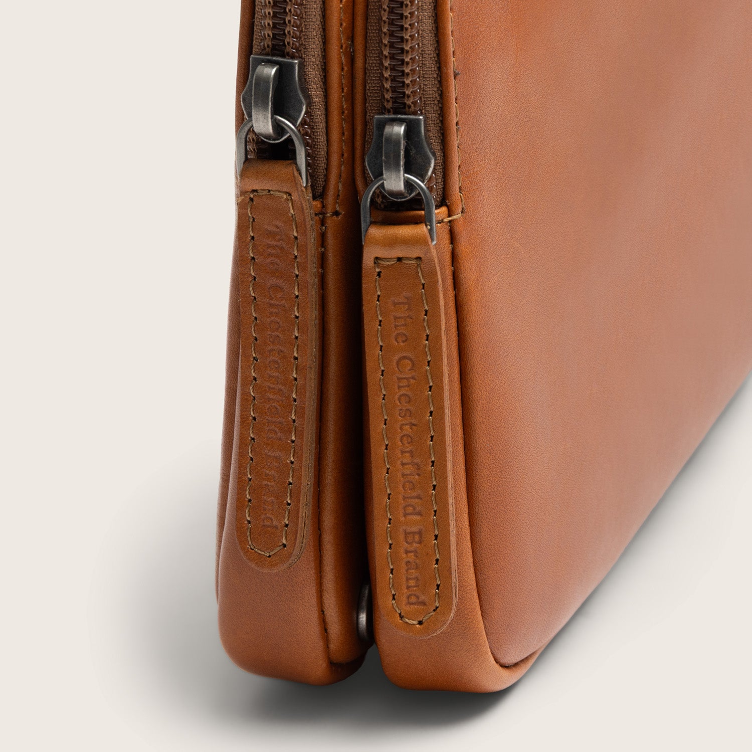 Sac Bandoulière en Cuir Cognac Caia