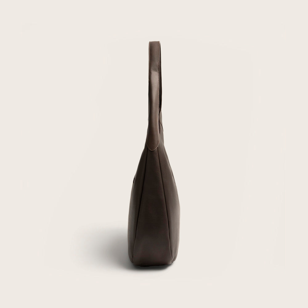 Sac Cabas en Cuir Marron Neya