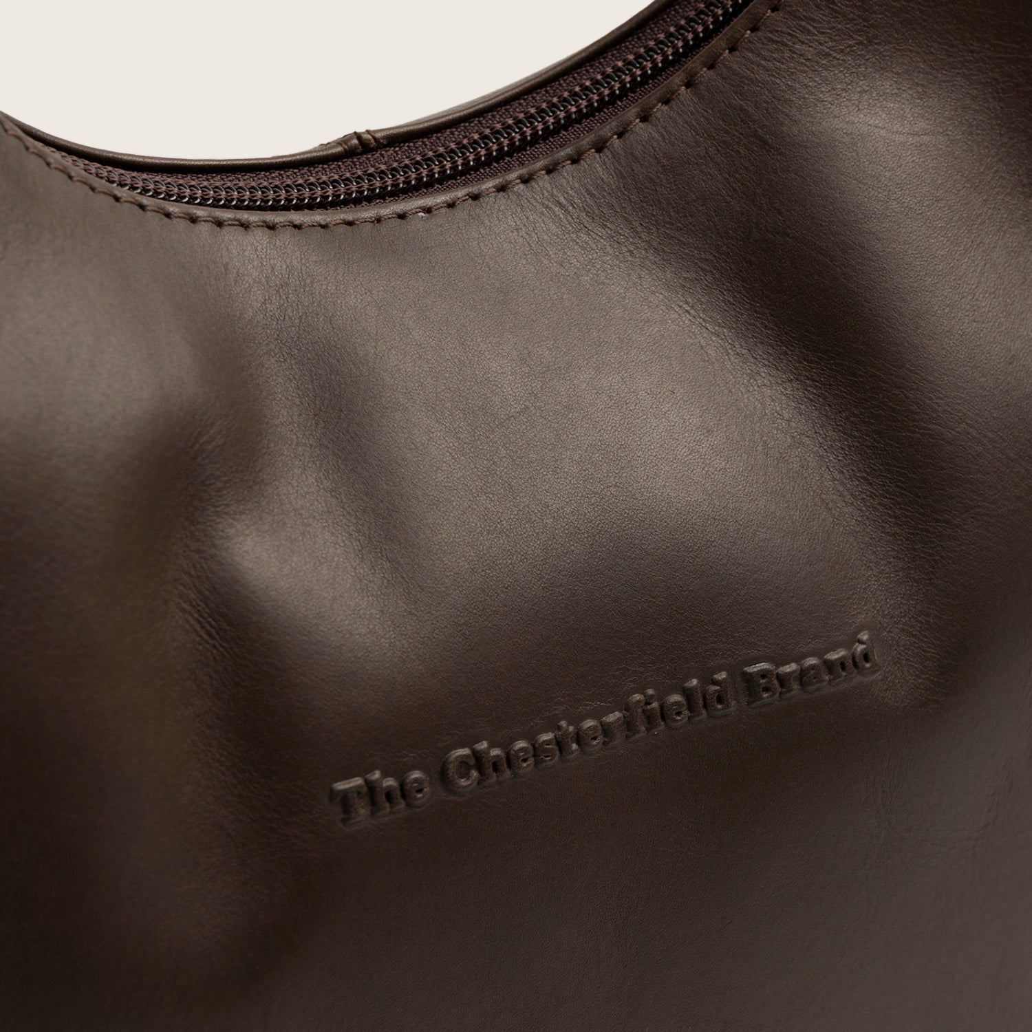 Sac Cabas en Cuir Marron Neya