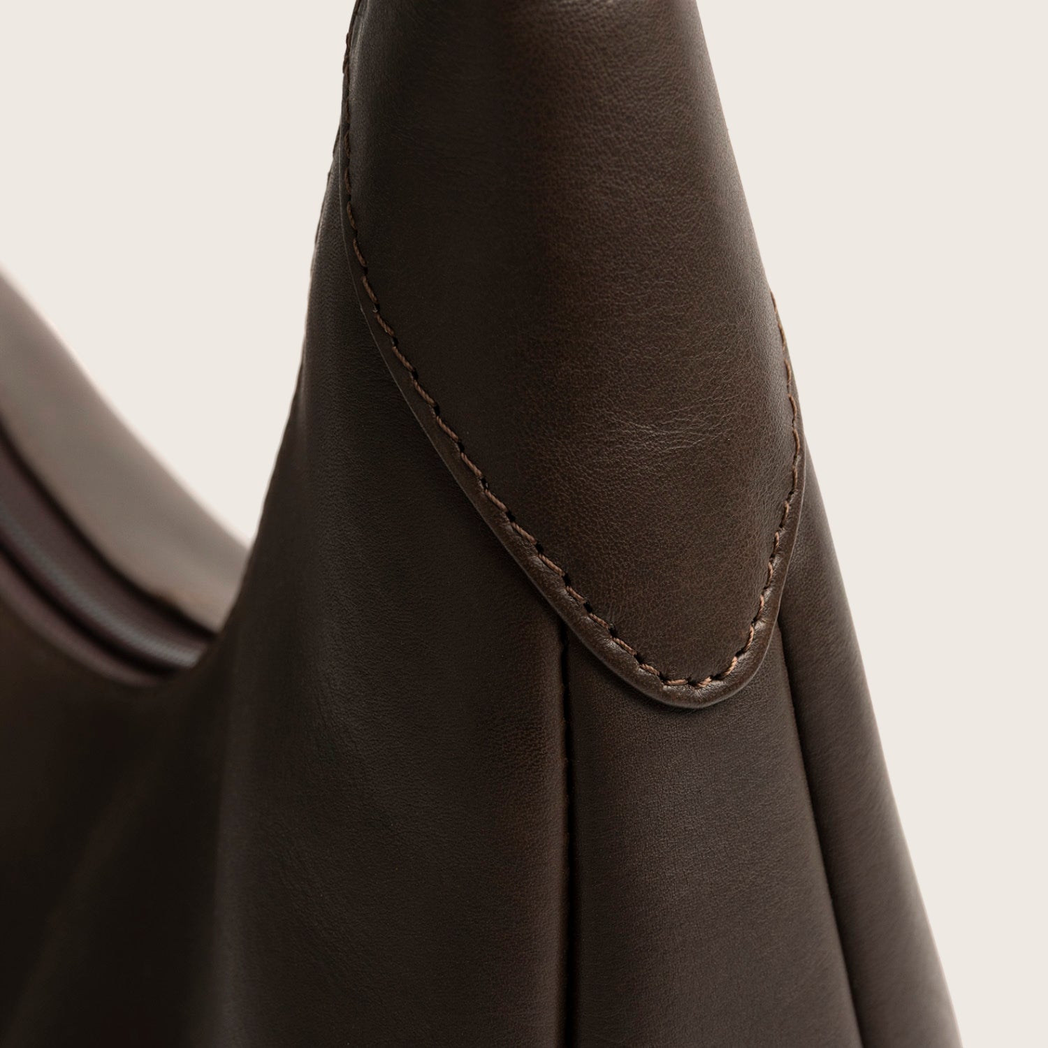 Sac Cabas en Cuir Marron Neya