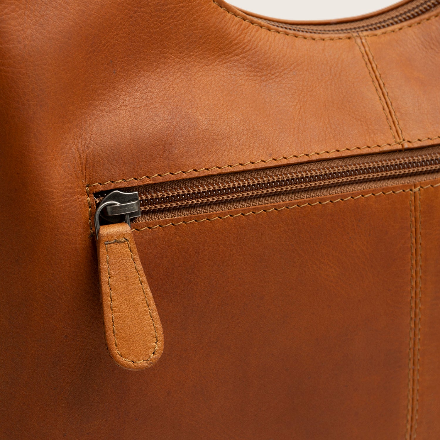 Sac Cabas en Cuir Cognac Neya