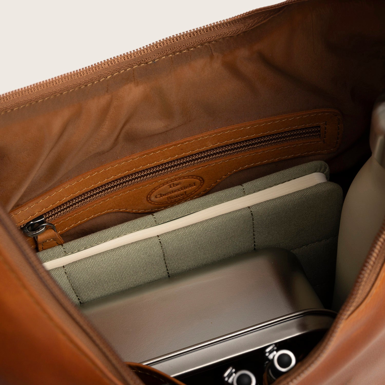 Sac Cabas en Cuir Cognac Neya