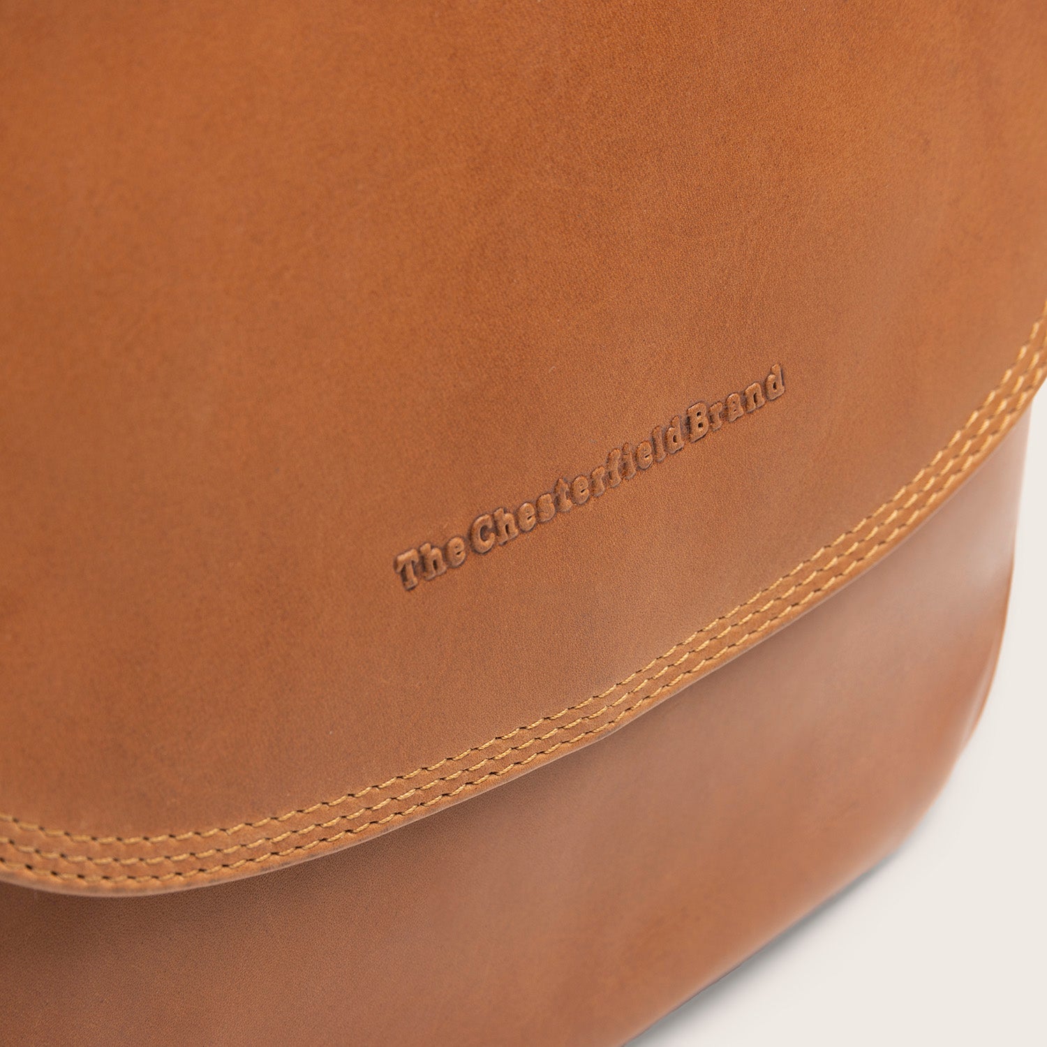 Sac Bandoulière en Cuir Cognac Vayana
