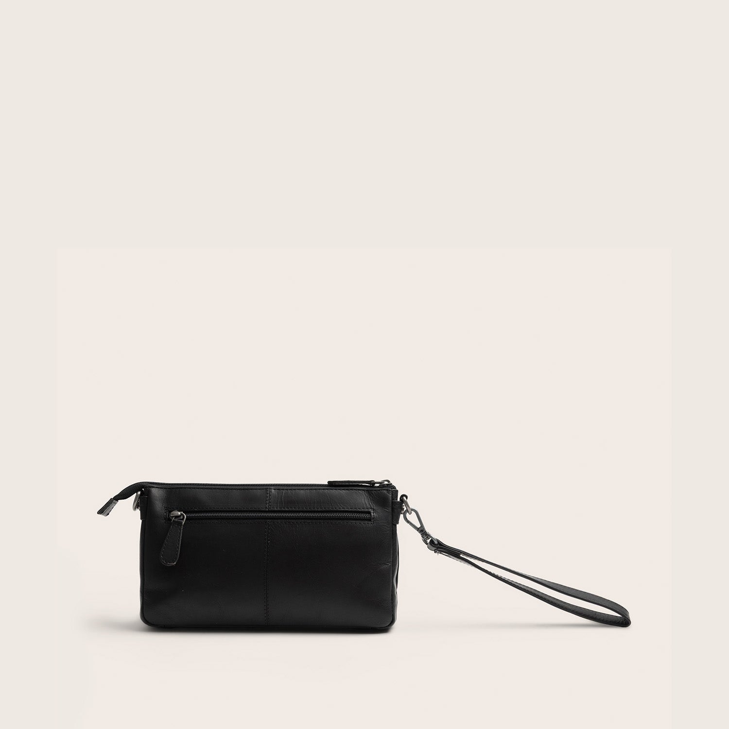 Sac Bandoulière en Cuir Noir Vayenne
