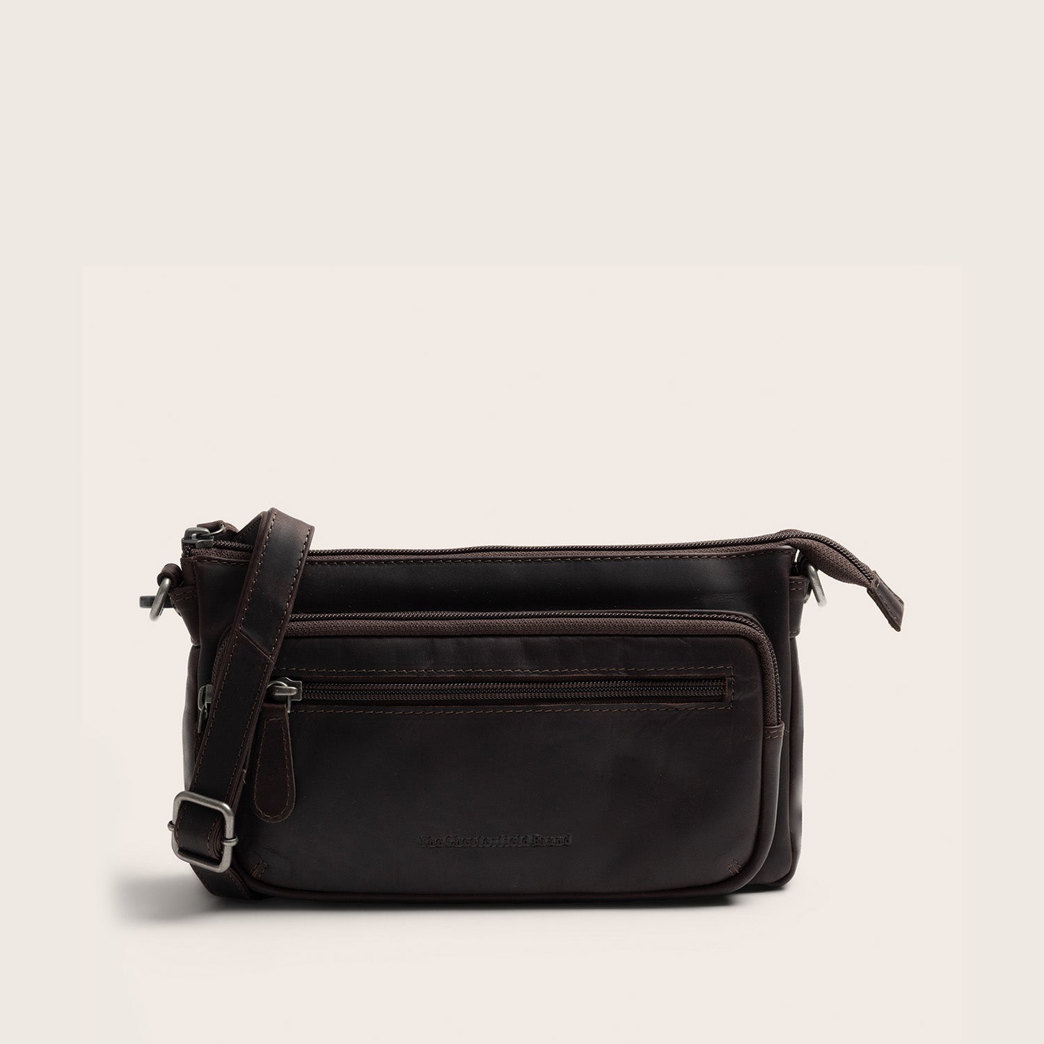Sac Bandoulière en Cuir Marron Vayenne