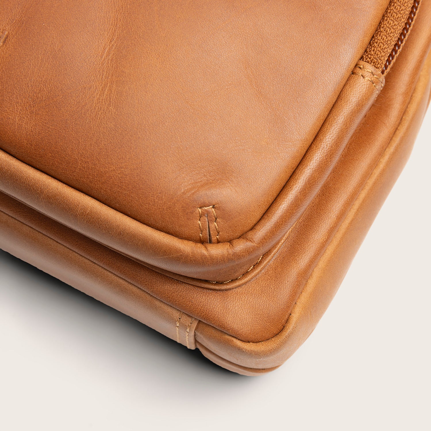 Sac Bandoulière en Cuir Cognac Vayenne