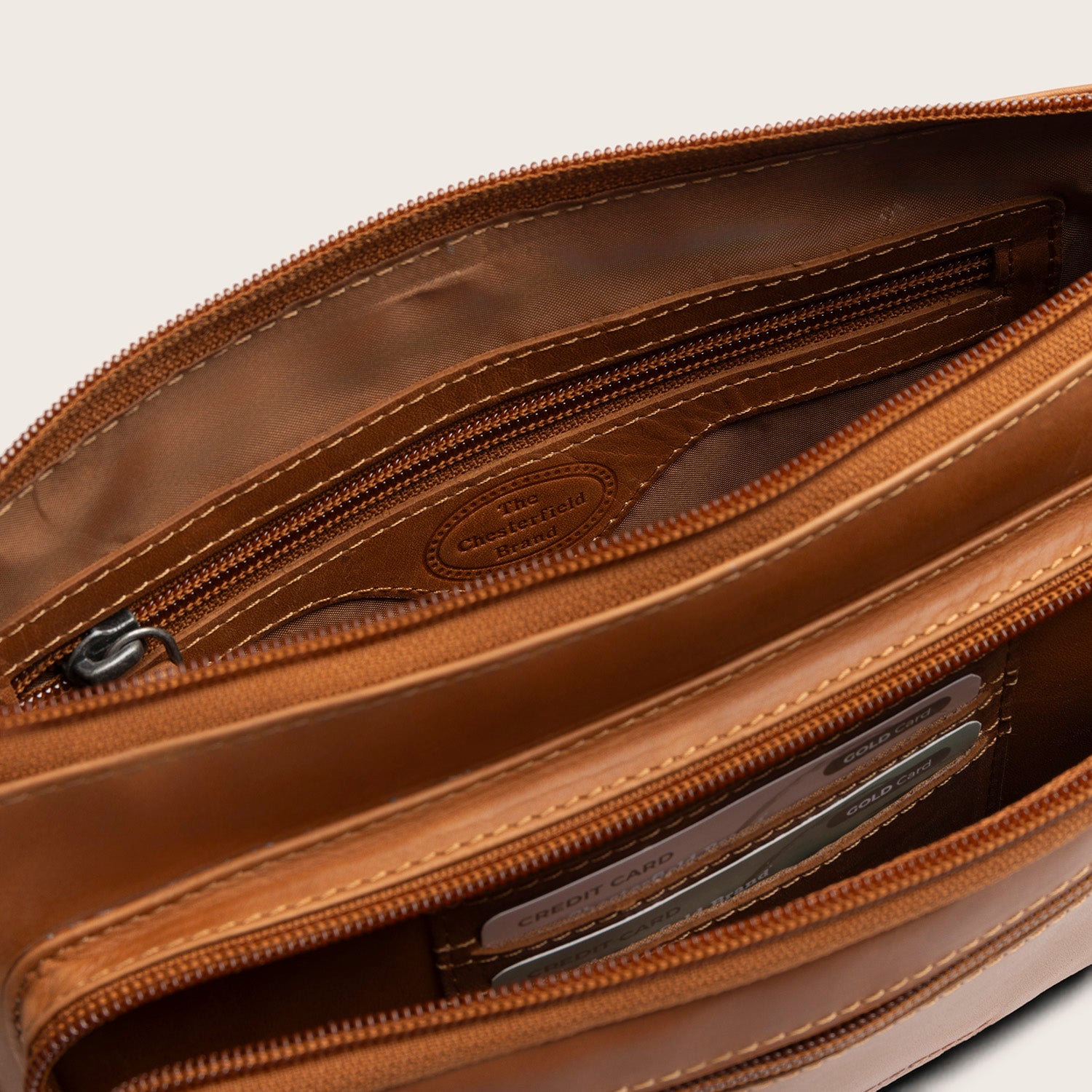 Sac Bandoulière en Cuir Cognac Vayenne