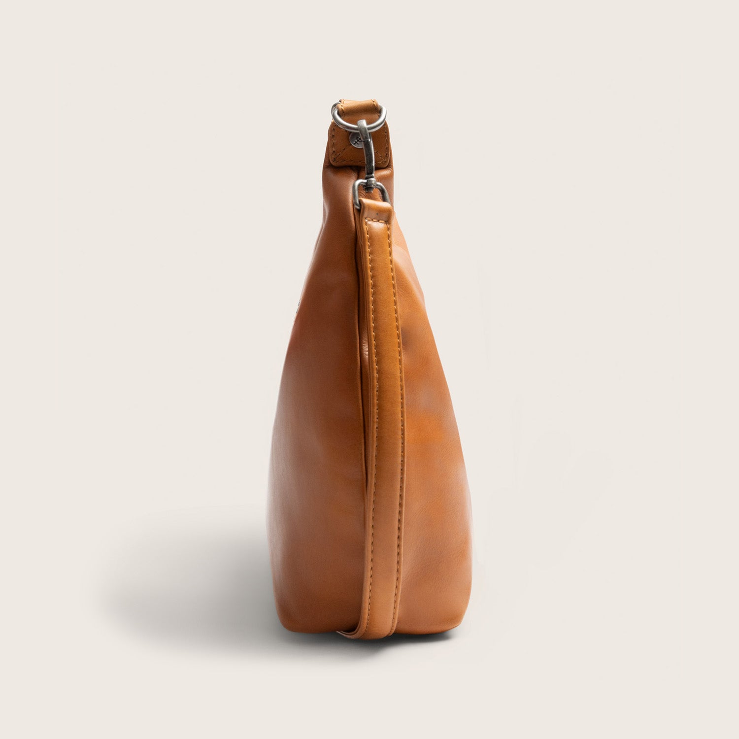 Sac Porté Épaule en Cuir Cognac Fierra