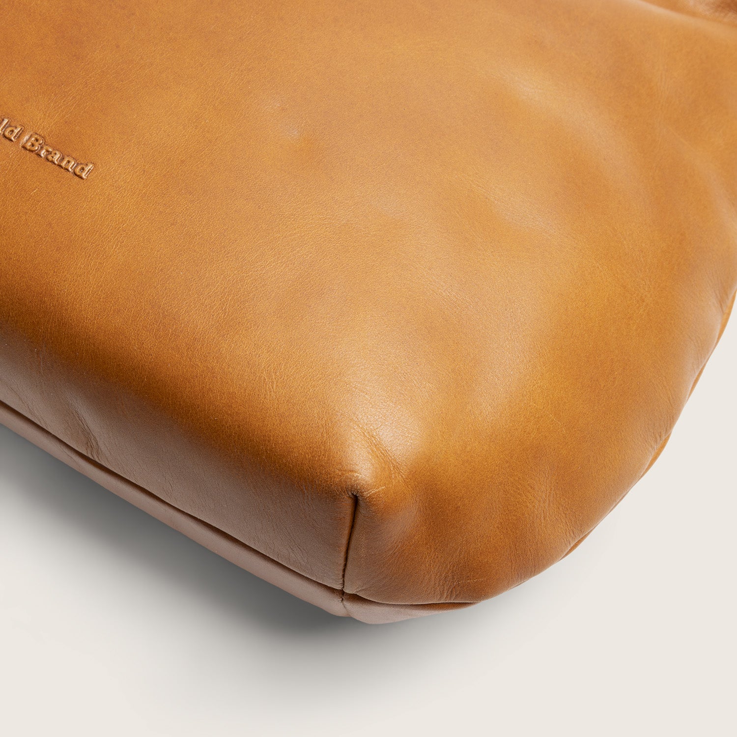 Sac Porté Épaule en Cuir Cognac Fierra