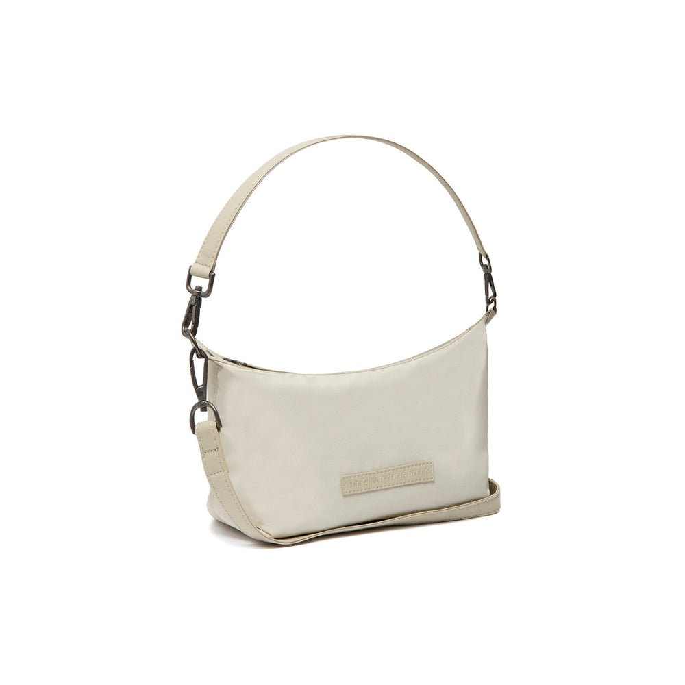 Leather Shoulder Bag Off White Lovund