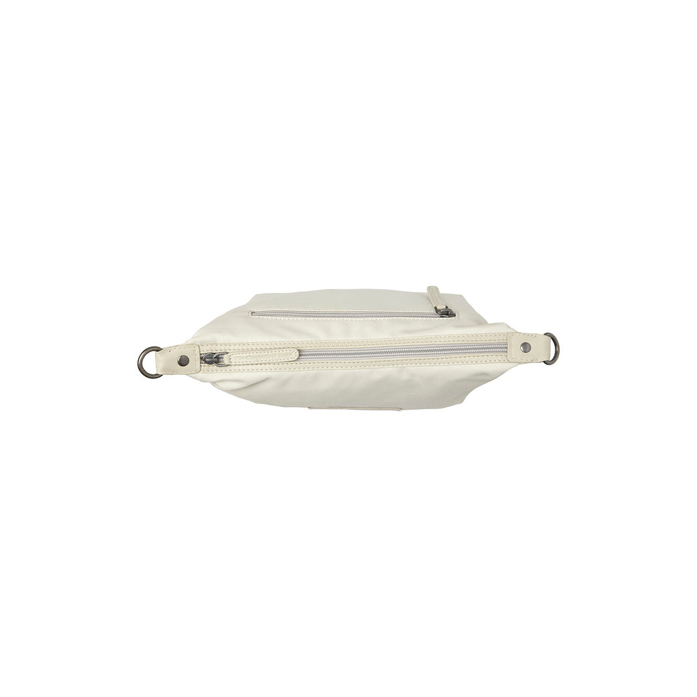 Leather Shoulder Bag Off White Lovund