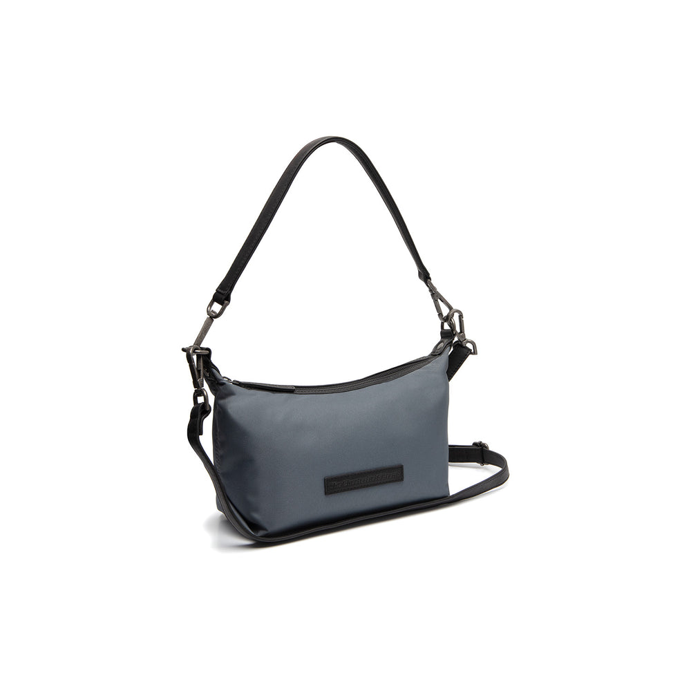 Leather Shoulder Bag Light Grey Lovund