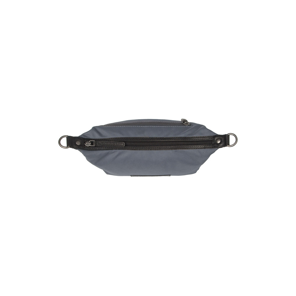 Leather Shoulder Bag Light Grey Lovund