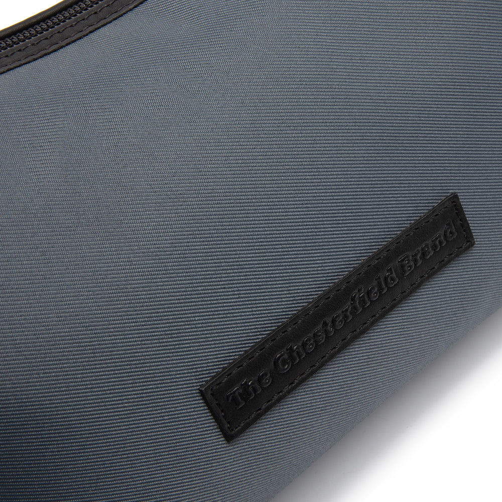 Leather Shoulder Bag Light Grey Lovund
