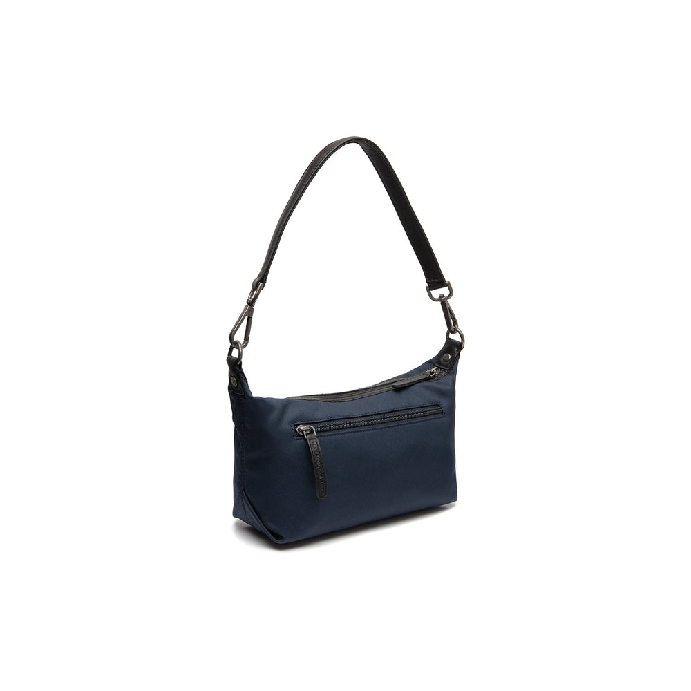 Leather Shoulder Bag Navy Lovund