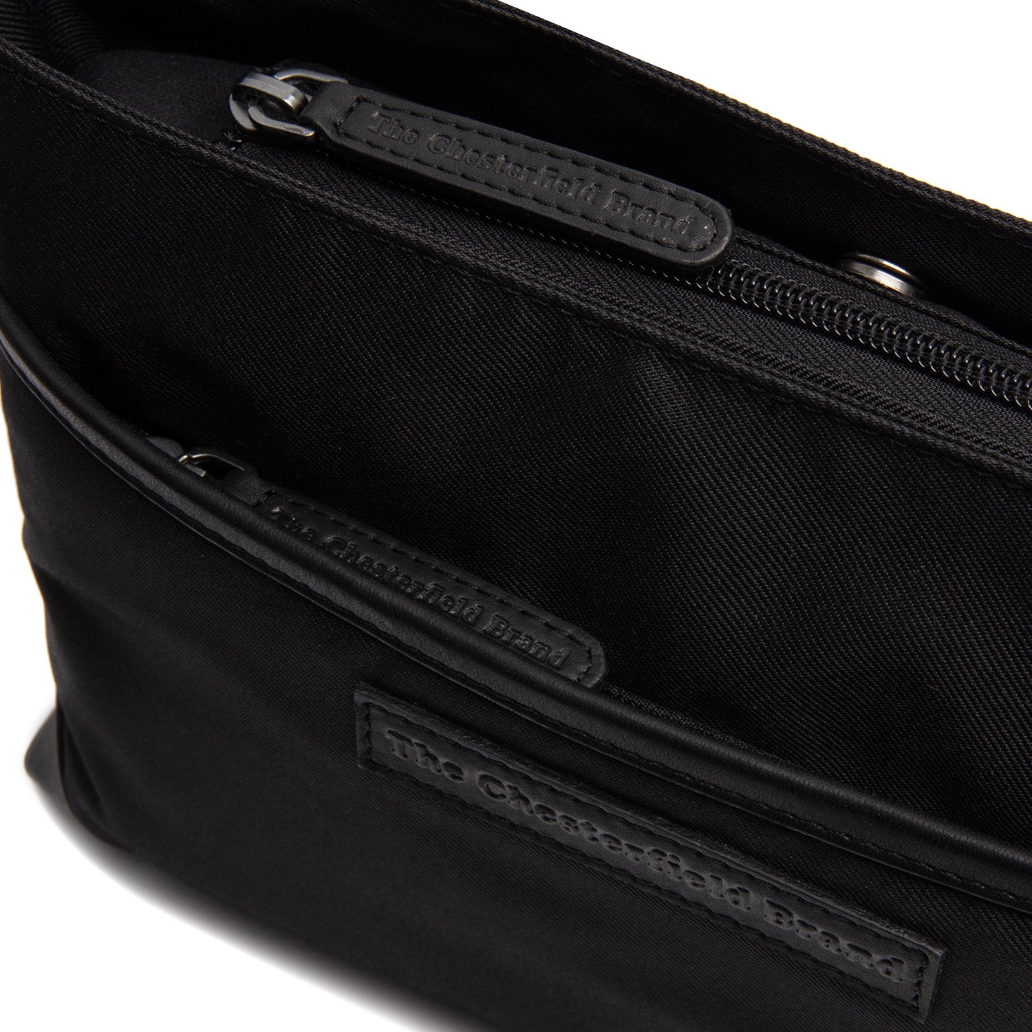 Leather Shoulder Bag Black Nevon