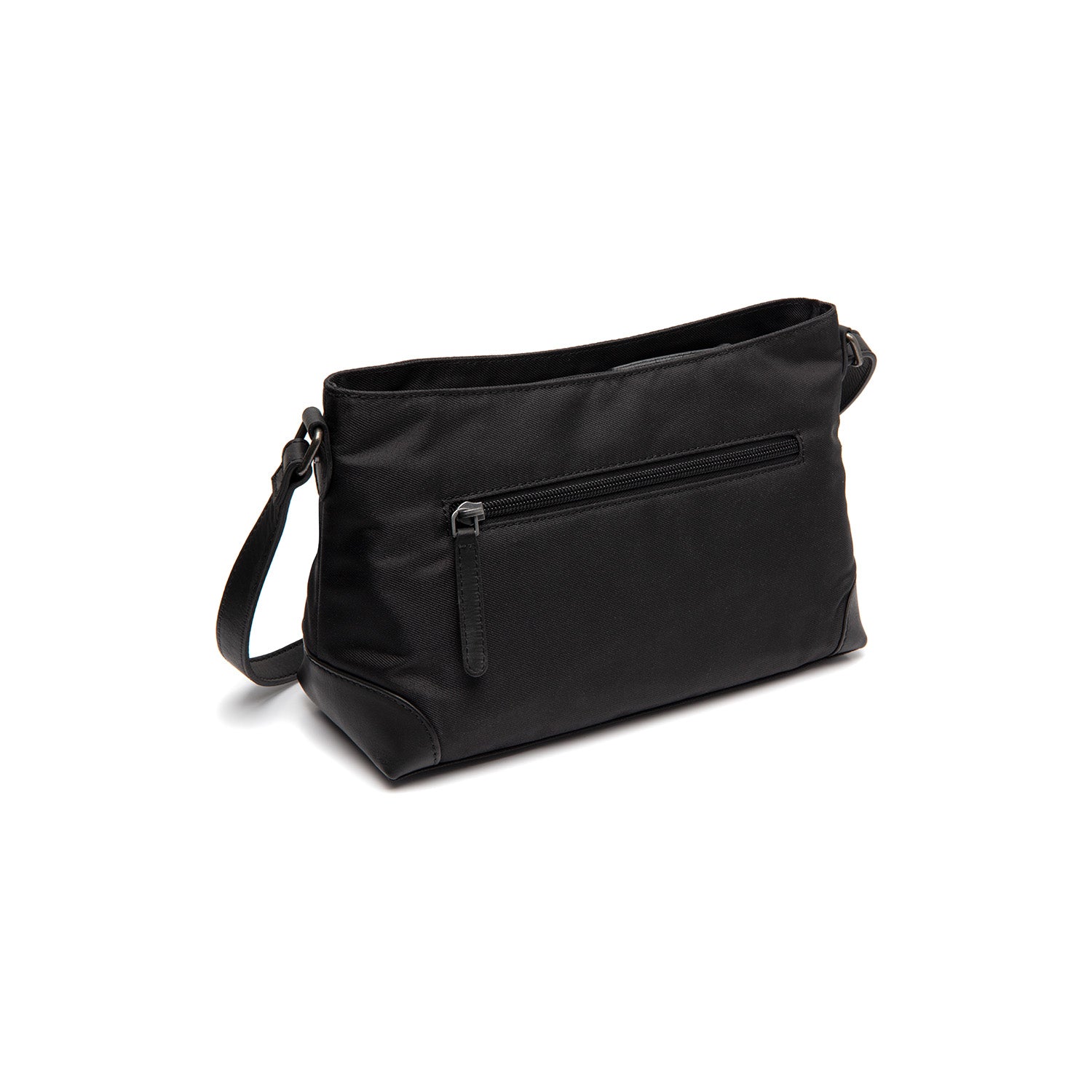 Leather Shoulder Bag Black Nevon