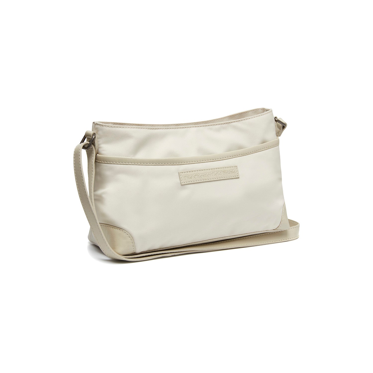 Leather Shoulder Bag Off White Nevon