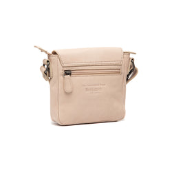 Sac Bandoulière en Cuir Beige Feynor