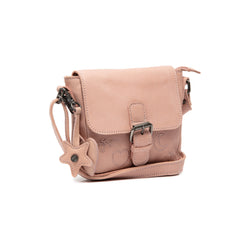 Sac Bandoulière en Cuir Rose Vintage Feynor