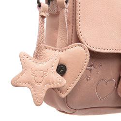 Sac Bandoulière en Cuir Rose Vintage Feynor