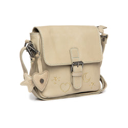 Sac Bandoulière en Cuir Vert Océan Primrose