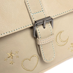 Sac Bandoulière en Cuir Vert Océan Primrose