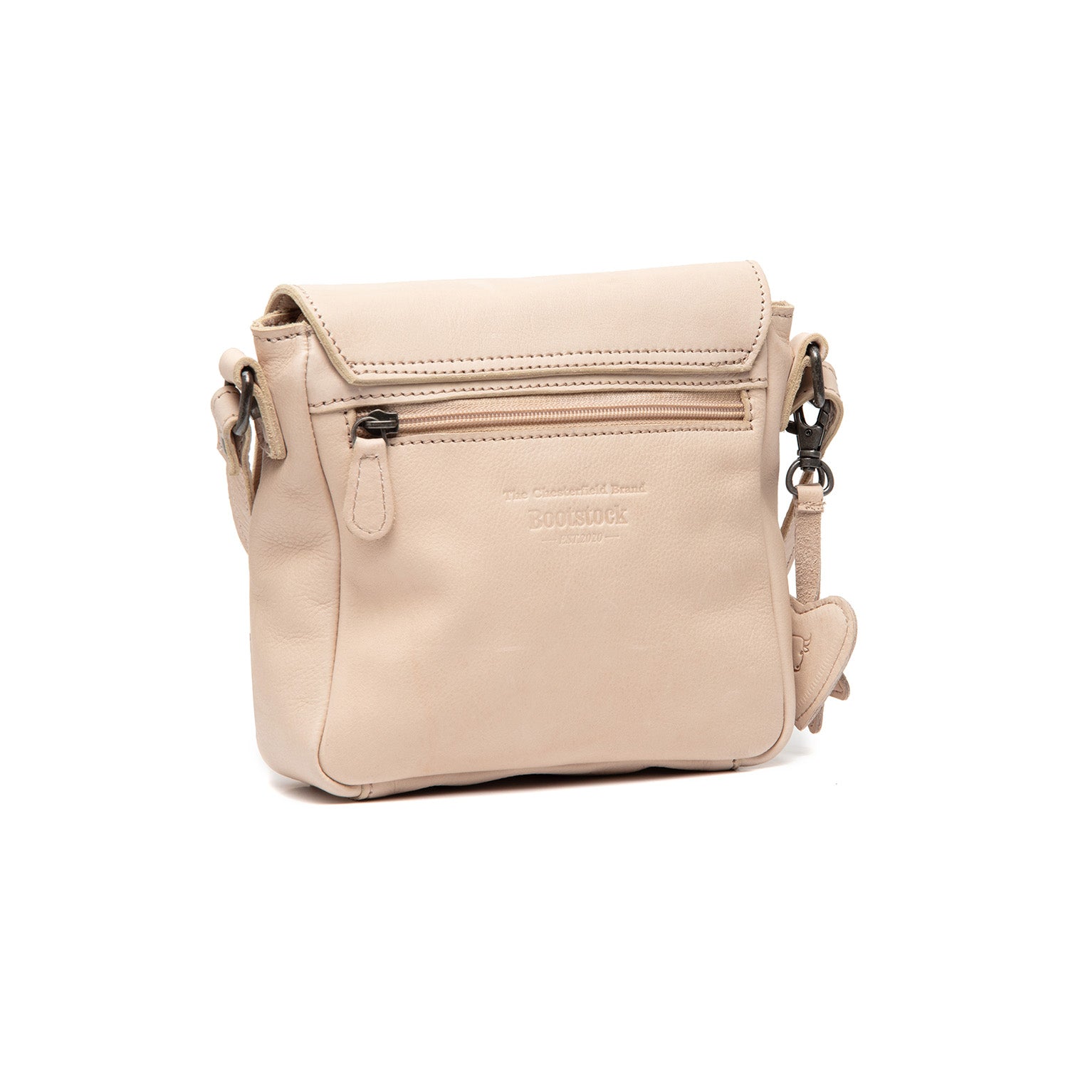 Leder Umhängetasche Beige Primrose