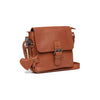 Leder Umhängetasche Cognac Primrose