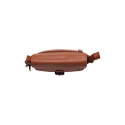 Sac Bandoulière en Cuir Cognac Primrose