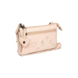 Sac Bandoulière en Cuir Beige Tovelove