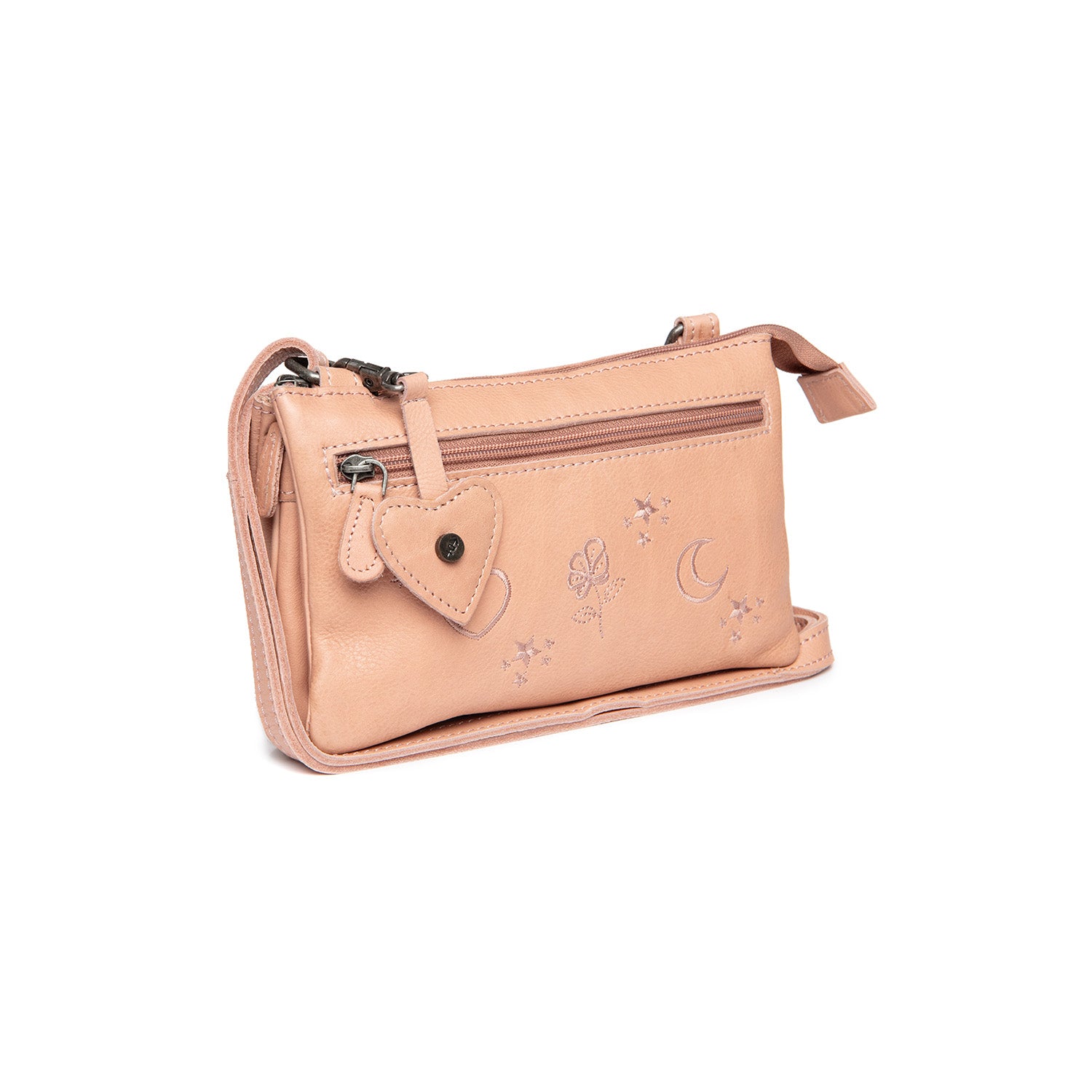 Leder Umhängetasche Vintage Rose Tovelove