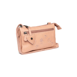 Sac Bandoulière en Cuir Rose Vintage Tovelove
