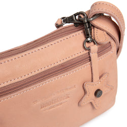 Sac Bandoulière en Cuir Rose Vintage Tovelove