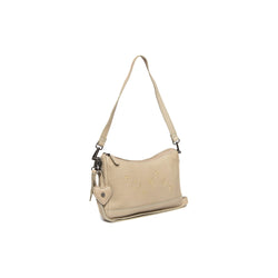 Sac Bandoulière en Cuir Vert Océan Clover