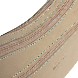 Sac Bandoulière en Cuir Vert Océan Clover