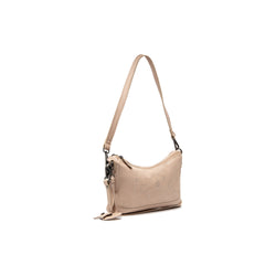 Sac Bandoulière en Cuir Beige Clover