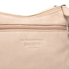 Leren Schoudertas Beige Clover