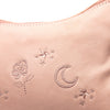 Sac Bandoulière en Cuir Rose Vintage Clover