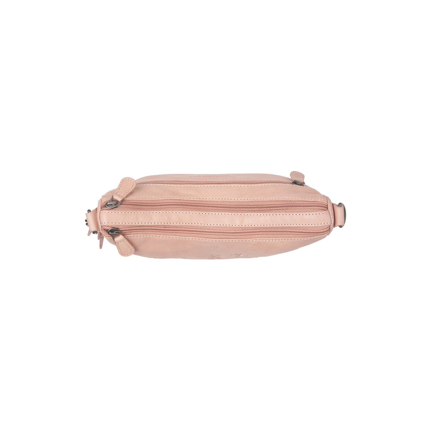 Sac Bandoulière en Cuir Rose Vintage Clover