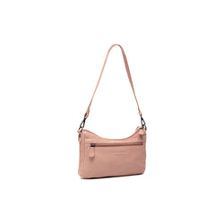 Sac Bandoulière en Cuir Rose Vintage Clover