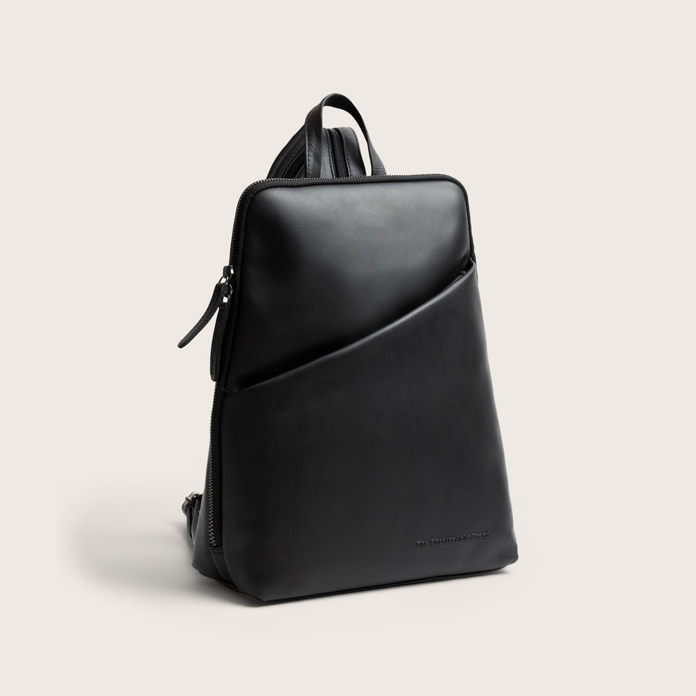 Leder Rucksack Schwarz Amanda