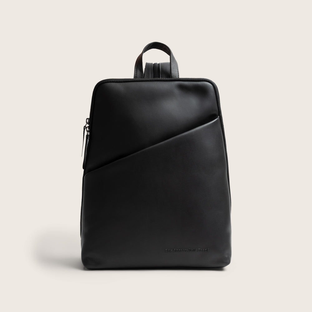 Leder Rucksack Schwarz Amanda