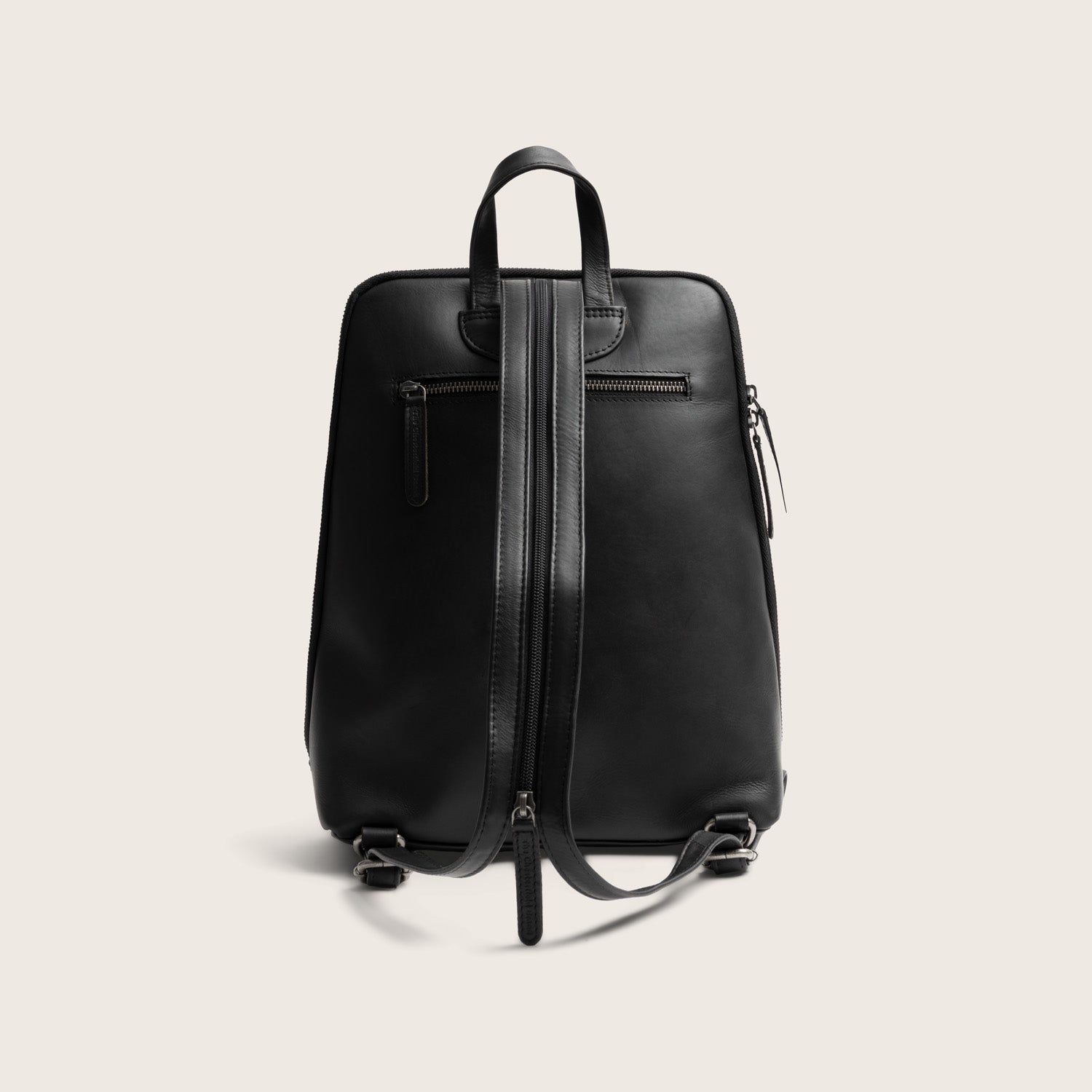 Leder Rucksack Schwarz Amanda